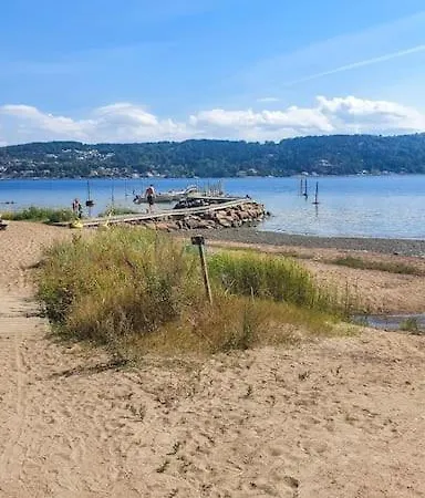 Дом отдыха Neu 55min Von Oslo Mit Aussicht Sauna Wassersport Berger (Buskerud)